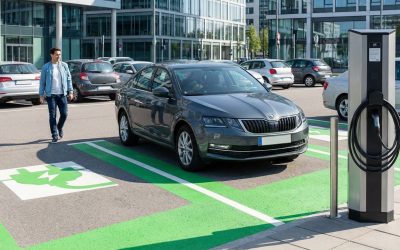Se garer sur une place électrique sans recharge : la loi